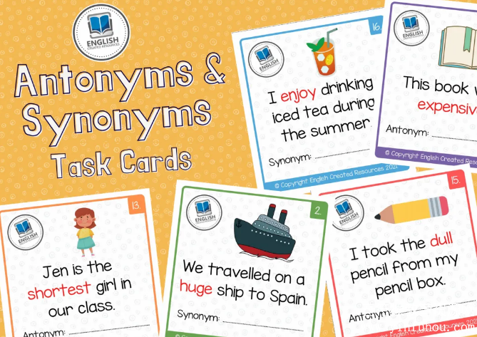 Synonyms And Antonyms 近反义词方法进行英语词汇记忆 练习册