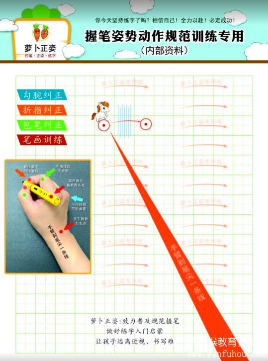 《萝卜正姿》 练字教学视频 电子版