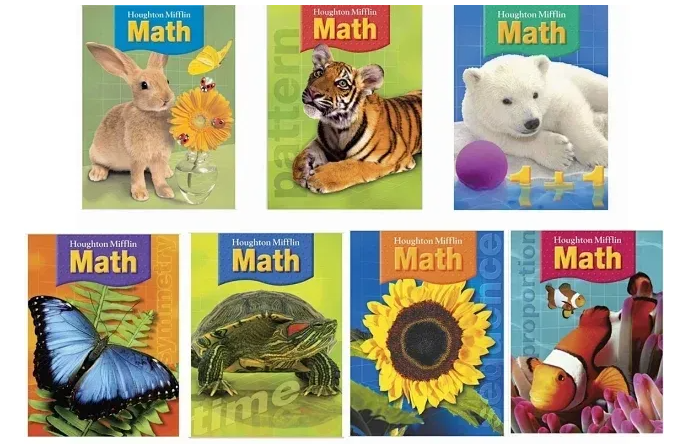 原版英语数学书 Houghton Mifflin Math K-6高清电子版PDF