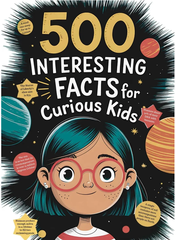 500 Interesting Facts for Curious Kids 英文原版科普书